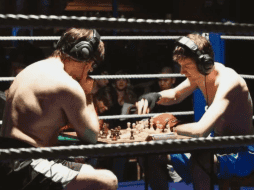 CHESS BOXING. Los que piensen que el ajedrez no es un deporte es porque nunca lo han mezclado con el boxeo. ARCHIVO