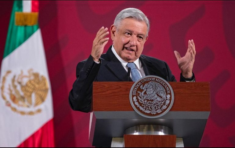 El Presidente López Obrador dice que está en comunicación con el gobierno de Estados Unidos, para reactivar las cadenas productivas. SUN / S. Tapia
