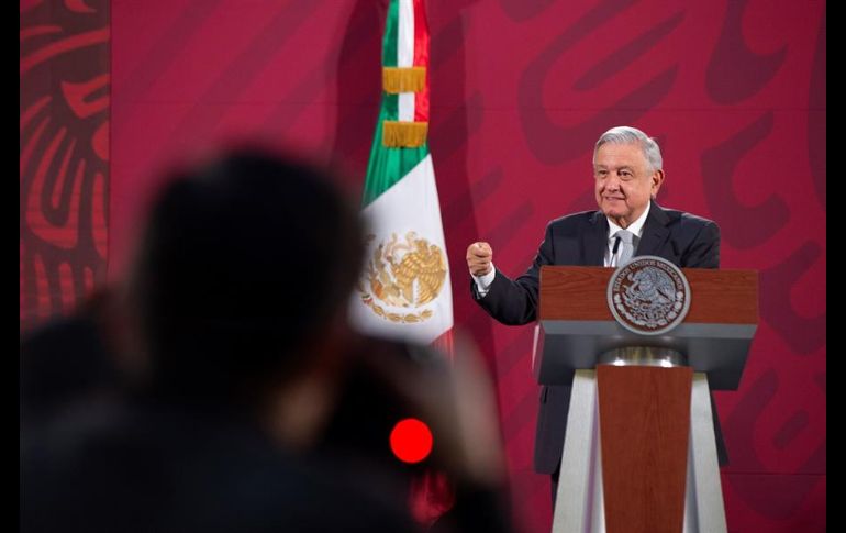 López Obrador reveló que empresarios le propusieron una prórroga de pago de impuestos de hasta seis meses después de que pasara la crisis sanitaria. EFE/Presidencia