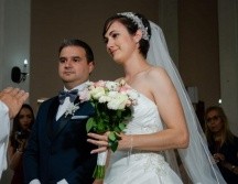 María Fernanda Peña y su esposo, quienes perdieron la vida en el percance protagonizado por el futbolista en junio pasado. ESPECIAL