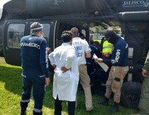 El día de hoy, la Secretaría de Salud Jalisco (SSJ) trasladó vía aérea a siete pacientes de Tamazula de Gordiano y tres de Mazamitla. ESPECIAL
