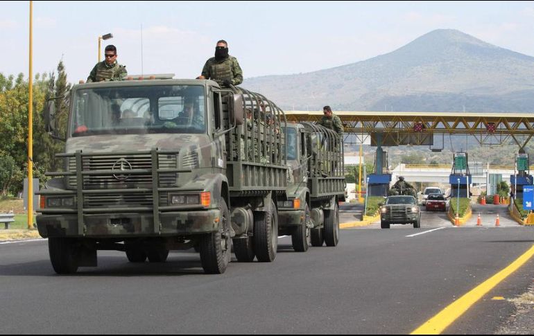 Las fuerzas federales lograron arrestar a varias personas, sin que se hayan brindado más datos sobre éstas. NTX/ARCHIVO