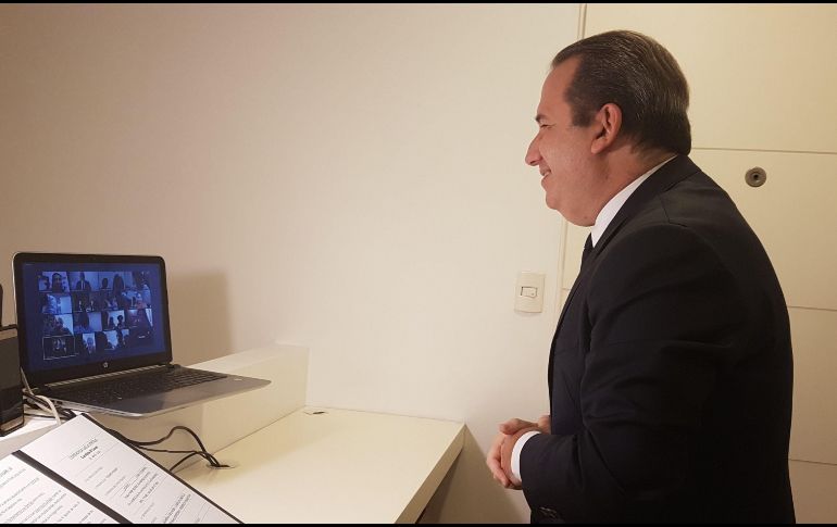 En el periodo de cierre de juzgados se desahogó apenas una audiencia a través de videoconferencia. EFE/TUCEREMONIA