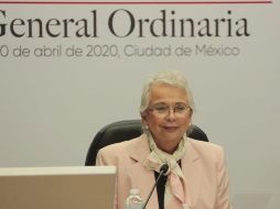 Sánchez Cordero encabezó la Primera Sesión Extraordinaria 2020 del Sistema Nacional de Protección Integral de Niñas, Niños y Adolescentes. TWITTER/@M_OlgaSCordero