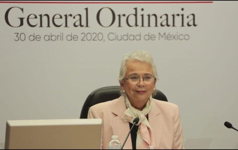 Sánchez Cordero encabezó la Primera Sesión Extraordinaria 2020 del Sistema Nacional de Protección Integral de Niñas, Niños y Adolescentes. TWITTER/@M_OlgaSCordero
