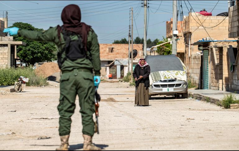 Diez civiles que paseaban por las inmediaciones resultaron heridas en el incidente. AFP/D. Souleiman