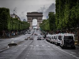 Debido a la pandemia de coronavirus, se llamó a otras formas de movilización, en los balcones o en las redes sociales, con la principal petición de que se garanticen salarios tras la suspensión de las actividades. AFP / M. Bureau