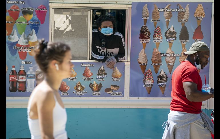 El clima caluroso en Washington, D.C. resultó la mejor invitación a disfrutar en el exterior.