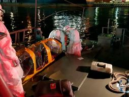 La salud del filipino se reportó como estable. TWITTER/@SEMAR_mx