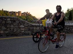 Este fin de semana se implementó el permiso a los adultos para realizar ejercicio al aire libre con franjas horarias preestablecidas. AFP / J. Guerrero