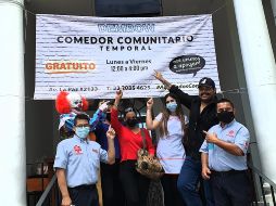 El comedor comunitario ofrece comida gratuita de lunes a viernes de 12:00 a 16:00 horas. FACEBOOK / Dembow Guadalajara