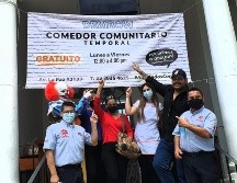 El comedor comunitario ofrece comida gratuita de lunes a viernes de 12:00 a 16:00 horas. FACEBOOK / Dembow Guadalajara