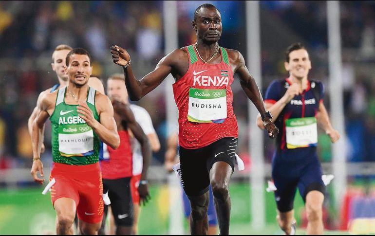 ESPERARÁ. Rudisha es doble campeón olímpico. AFP