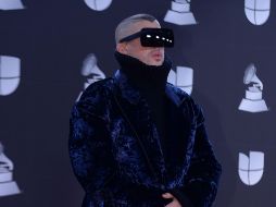 Bad Bunny aprovechó el momento para agradecer a sus colegas y hablar del COVID-19. AFP / ARCHIVO