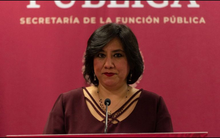 Irma Erédira Sandoval, titular de la Función Pública (SFP), informó que desde el viernes 1 de mayo se investiga la compra de ventiladores. NTX / ARCHIVONTX / ARCHIVO