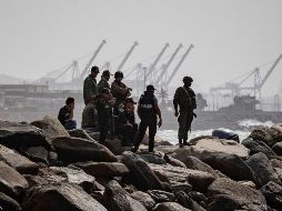 Elementos militares venezolanos protegen su frontera marítima. EFE/R. Peña