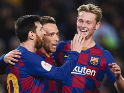 OPTIMISMO. El Barcelona (foto) era el líder antes del paro de actividades. EFE