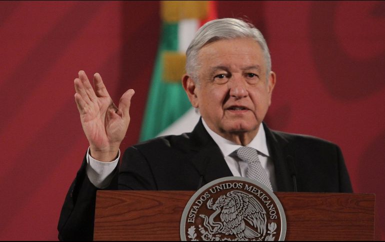 López Obrador hizo un reconocimiento especial a los migrantes que viven en Estados Unidos por su generosa aportación al país. NTX / G. Durán