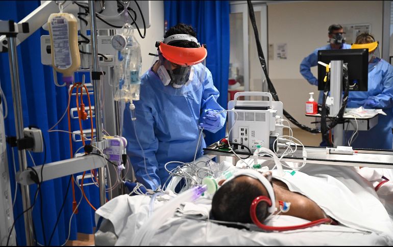 Los casos por coronavirus han ido al alza en la última semana. AFP/N. Hall