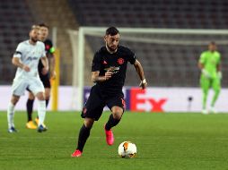 Fernandes llegó en el pasado mercado invernal al United a cambio de cerca de 50 millones de euros. TWITTER / @ManUtd