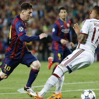 Boateng responde a críticas de cuando Messi lo humilló