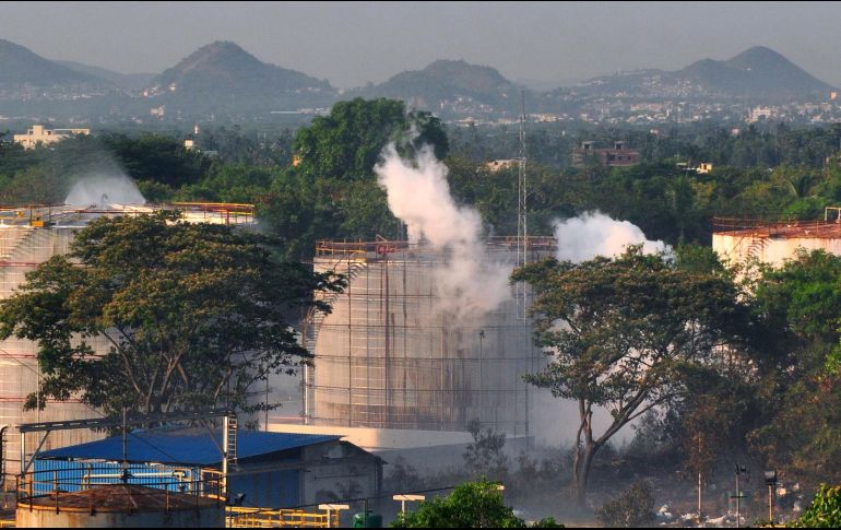 La explosión afectó una localidad entera con cerca de dos mil familias, alertaron autoridades. EFE /