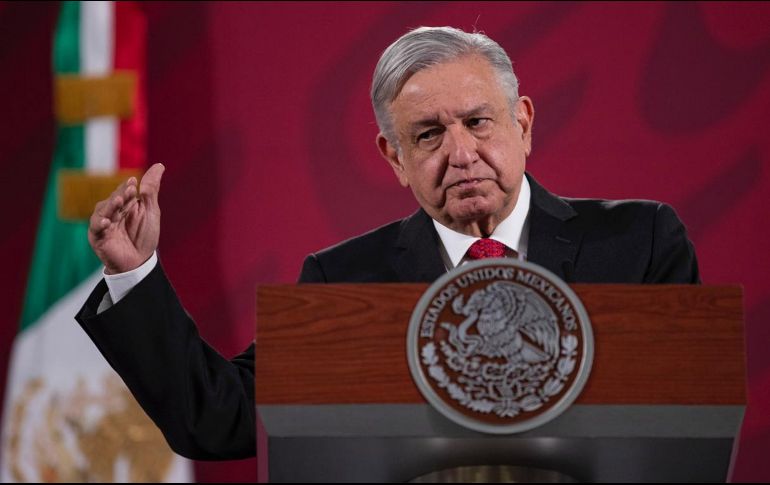 López Obrador aseguró que es una inmoralidad usar al Estado para rescatar a empresas o instituciones financieras. SUN / S. Tapia