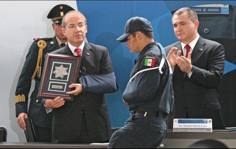 El Presidente pide esperar a que termine el juicio contra García Luna, ya que con ello se dará a conocer si actuó sólo o había una relación de complicidad. SUN / ARCHIVO