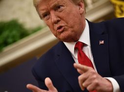 Un miembro del ejército de Estados Unidos, que trabaja en el campus de la Casa Blanca, dio positivo por coronavirus. AFP / B. Smialowski