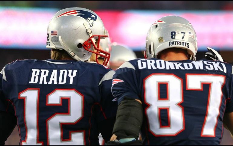 GANADORES. La dupla Brady- Gronkowski consiguió 3 anillos de Super Bowl para los Patriotas. ESPECIAL