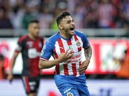 Alexis Vega ha disputado tres ediciones del Clásico Tapatío, en donde le ha anotado en cuatro ocasiones al Atlas. Imago7 / ARCHIVO