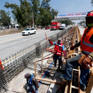 Obras en Periférico terminarán en julio; abren a la circulación ocho kilómetros más