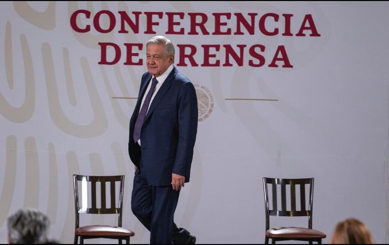 López Obrador aclaró que el regreso a clases se hará con todo cuidado y será gradual. SUN / S. Tapia