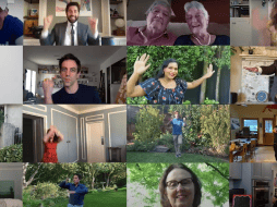 Cada uno desde sus hogares y en el marco del 15 aniversario de la serie, se divirtieron al ser parte de una nueva reunión. YouTube /  SomeGoodNews