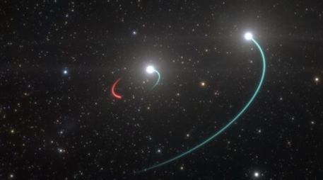 El agujero negro está a sólo mil años luz de la Tierra, en la constelación Telescopium. ESPECIAL / eso.org
