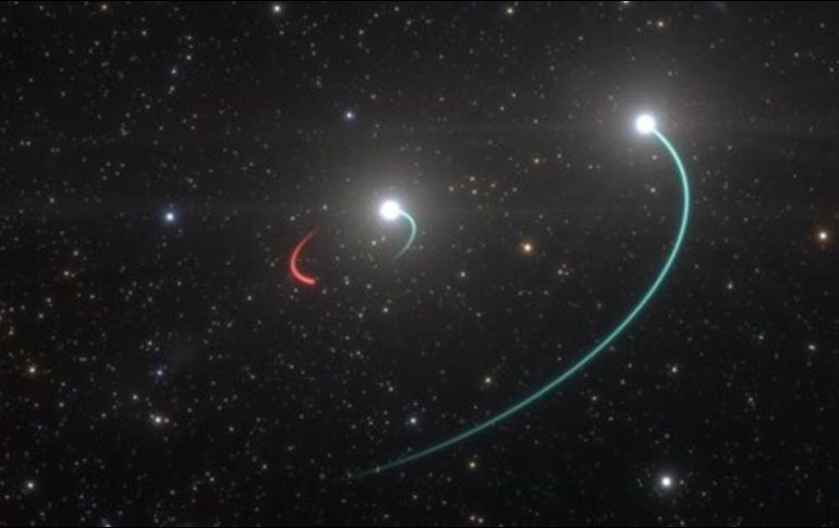 El agujero negro está a sólo mil años luz de la Tierra, en la constelación Telescopium. ESPECIAL / eso.org