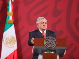 En su conferencia, el Mandatario recordó que el Plan de su gobierno para salir adelante se basa en beneficiar a los de abajo. EFE/S. Gutiérrez