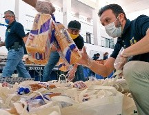 Las despensas son entregadas en las oficinas del sindicato ubicadas en Contreras Medellín 444 esquina Manuel Acuña. EL INFORMADOR/ A. Camacho