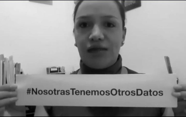El colectivo impulsa el hashtag #NosotrasTenemosOtrosDatos para visibilizar las agresiones contra mujeres. ESPECIAL