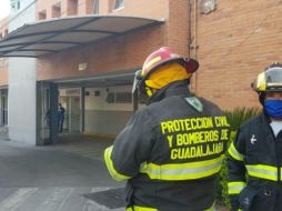 El director de la Unidad dijo que antes de este conato no se habían presentado falladas en el aire acondicionado. ESPECIAL / Bomberos de Guadalajara