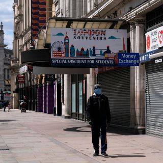 Reino Unido reporta caída económica récord por COVID-19