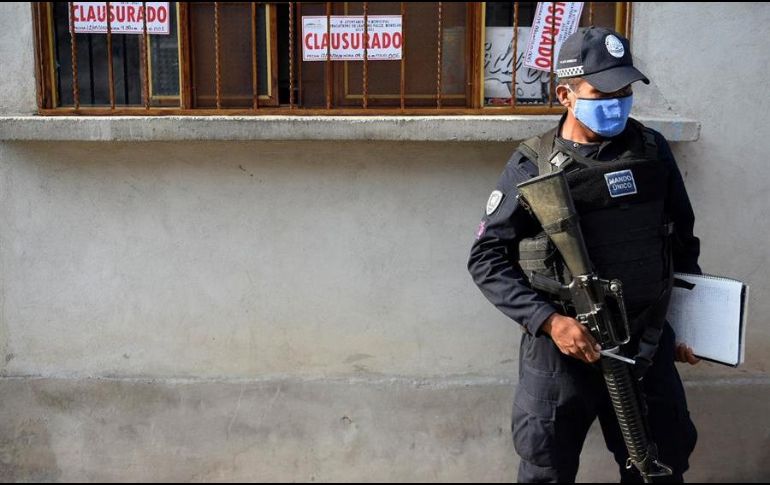 Las quejas interpuestas en la CNDH se han dado en el marco de la Jornada Nacional de Sana Distancia. EFE/T. Rivera