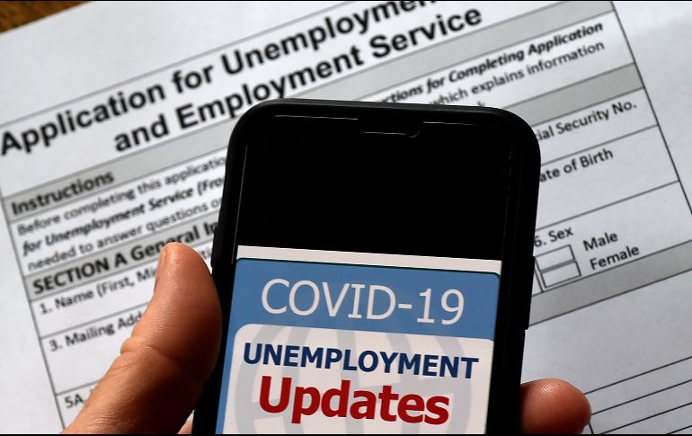 El aumento en las solicitudes hasta el 9 de mayo podría significar que este mes también se registrará una caída importante en el empleo. AFP / ARCHIVO