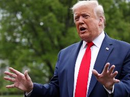 Trump insistió en sus acusaciones en que el COVID-19 