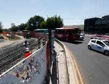 El tramo permaneció cerrado debido a las obras privadas de lo que sería la torre conocida como Torrena. ESPECIAL / SIOP