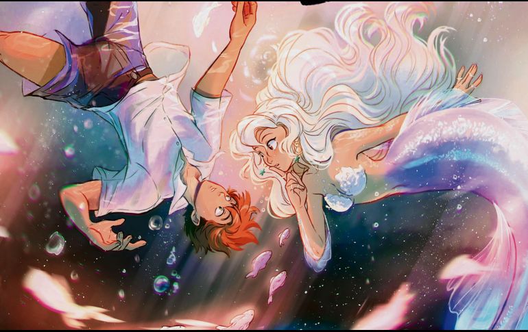 “Strawberry moon. La hija de la luna”, obra de Laia López. CORTESÍA