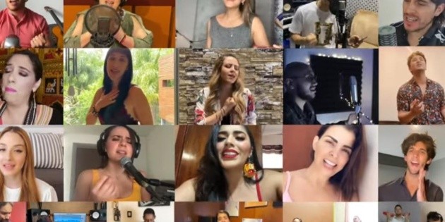 Famosos unen voces en "Aunque cueste", ante COVID-19