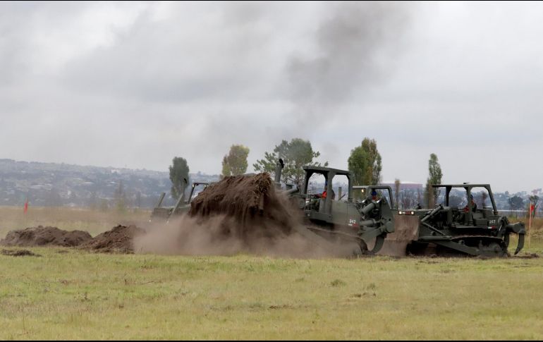 Se prevé que aún faltan 672 días para concluir en tiempo y forma los trabajos, los cuales, hasta el momento han sido sin incidentes. NTX / ARCHIVO