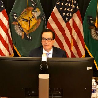 Secretario del Tesoro alerta de "daño permanente" si no se reabre EU