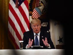 El mandatario está cada vez más indignado por los efectos del coronavirus en la economía estadounidense y critica diariamente al país donde el virus fue detectado por primera vez a finales del año pasado. AFP / B. Smialowski